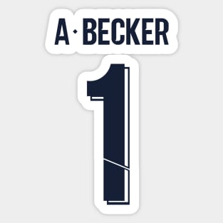 Alison Becker away Liverpool jersey 21/22 Sticker